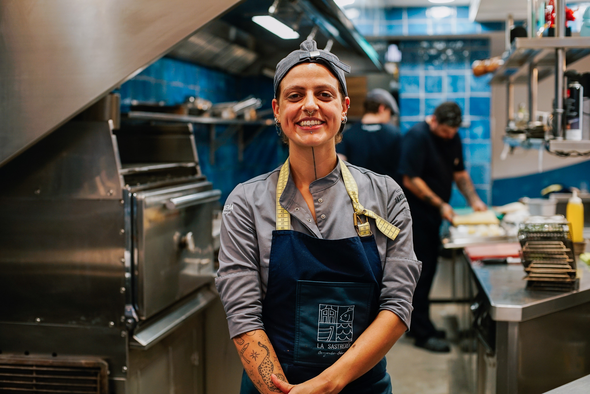 Mili, del equipo de cocina de La Sastrería Valencia